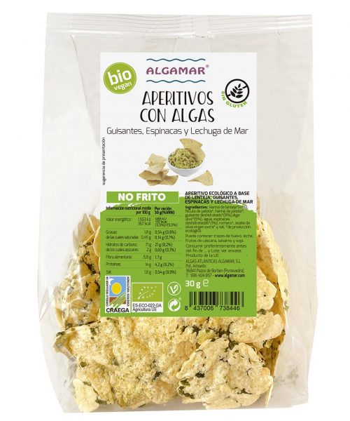 aperitivo algas guisantes algamar aperitivo algas guisantes algamar